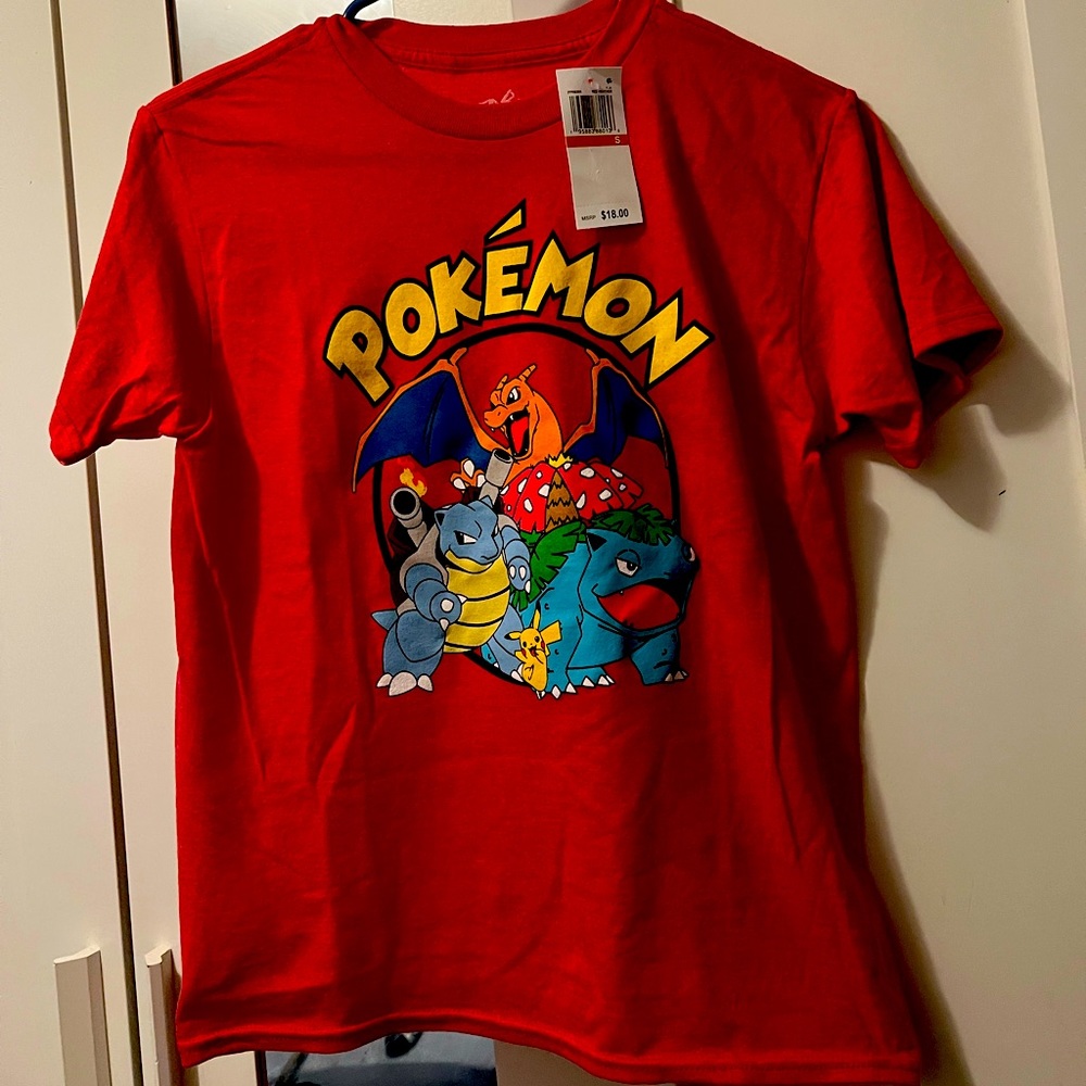 Big boys Pokémon group tshirt